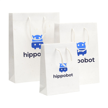 Logotrade promotional items photo of: Leaf It Bag recycled with straw fibres (180 g/m²) S