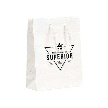Logotrade corporate gift image of: Leaf It Bag recycled with straw fibres (180 g/m²) S