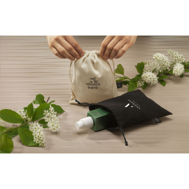 Logotrade promotional merchandise image of: Gift Pouch GRS Recycled Cotton (150 g/m²) S