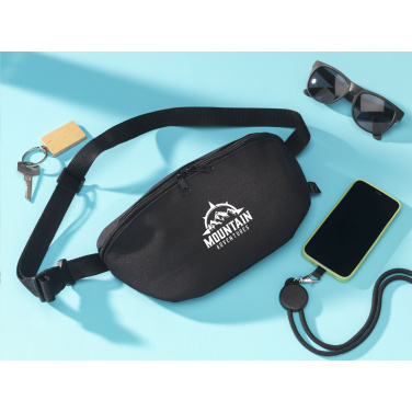 Logo trade promotional giveaway photo of: Huckle Belt Bag GRS RPET waist bag