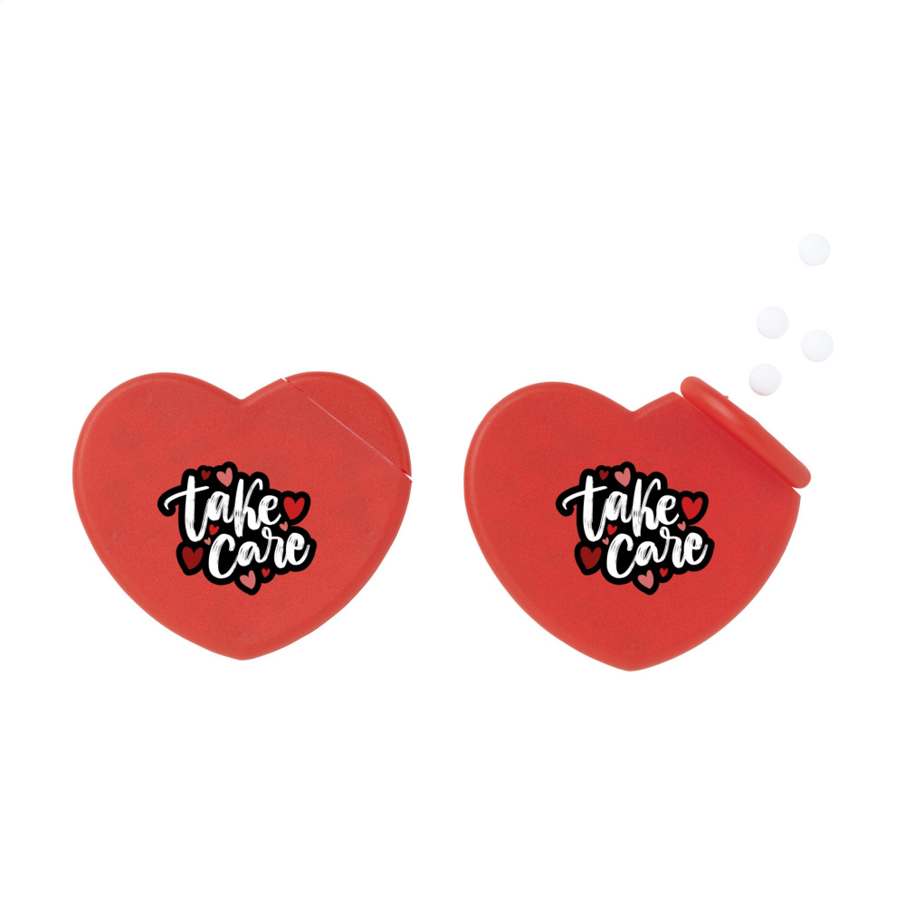 Logo trade business gifts image of: HeartMint peppermints