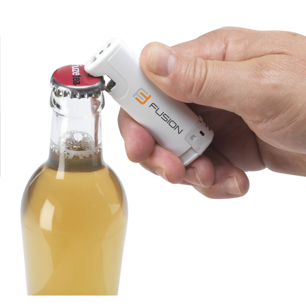 Logo trade business gifts image of: TopFire Opener lighter