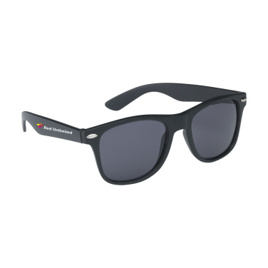 Logo trade advertising products picture of: Malibu Matt Black sunglasses