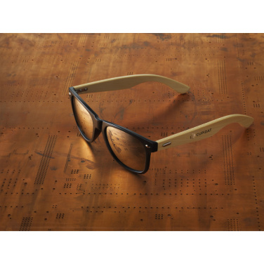 Logo trade promotional merchandise image of: Malibu Eco-Mix sunglasses