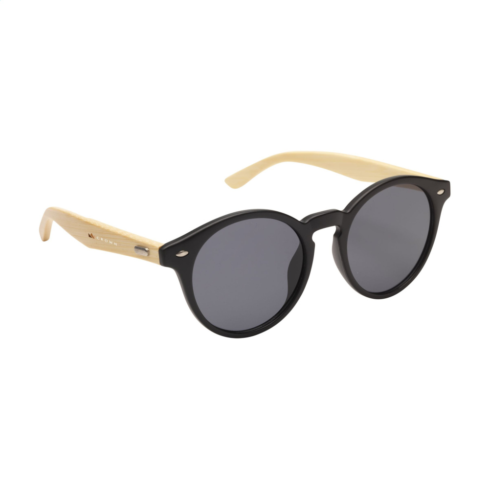 Logo trade corporate gifts image of: Laguna Bamboo sunglasses