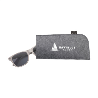Logo trade promotional gifts image of: Feltro GRS RPET Pouch for glasses