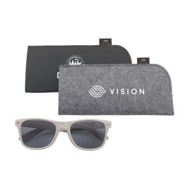 Logo trade promotional merchandise picture of: Feltro GRS RPET Pouch for glasses