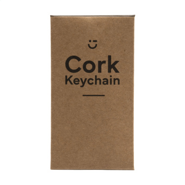 Logo trade business gifts image of: Cork Key Ring