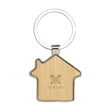 Logotrade promotional giveaways photo of: Casa bamboo keyring