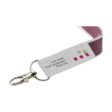 Logo trade advertising product photo of: Seed Paper Lanyard 2 cm