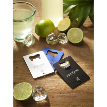 Logo trade promotional gift photo of: Carta Opener Recycled Alu bottle opener