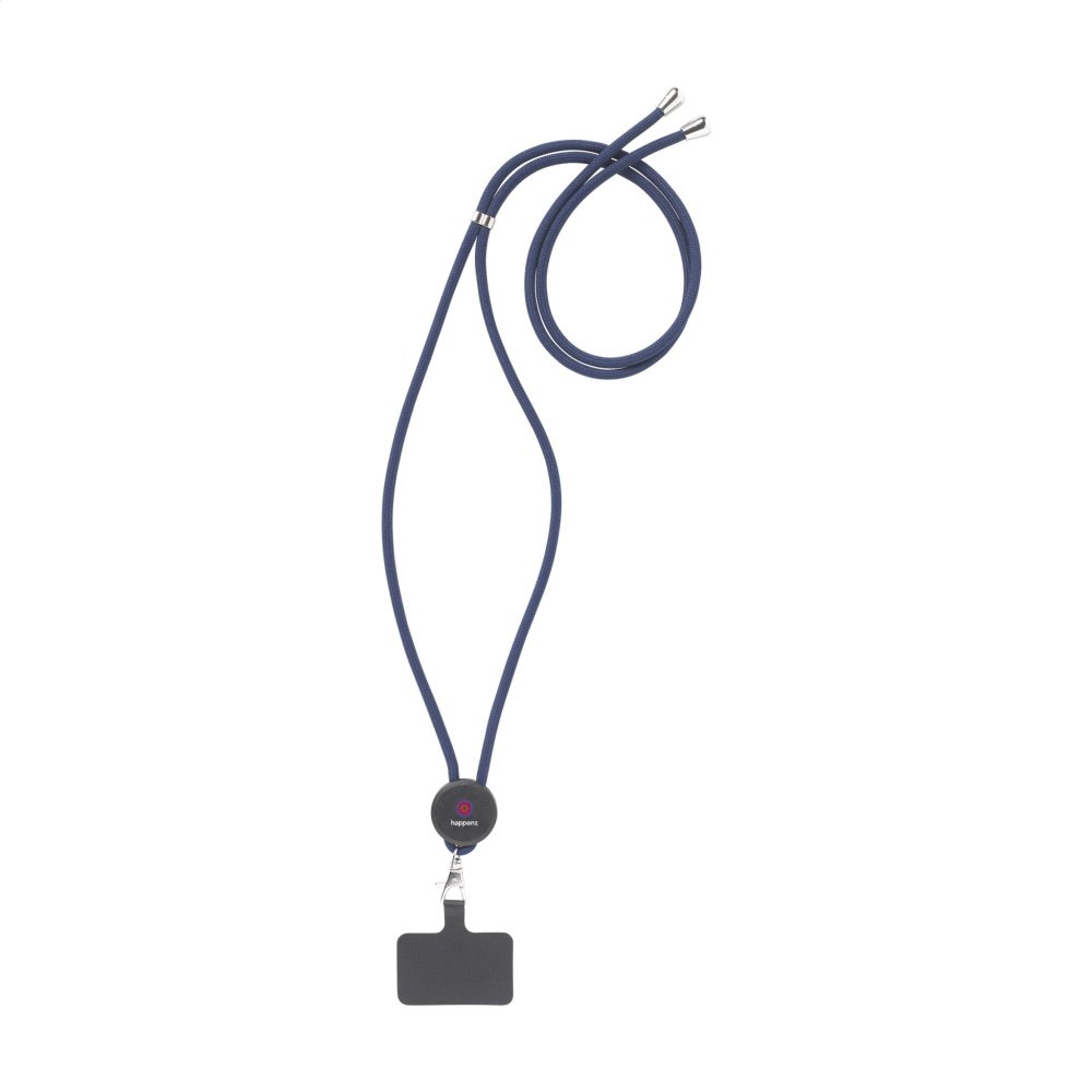 Logotrade promotional gift picture of: Lace Lanyard GRS RPET 5 mm keycord