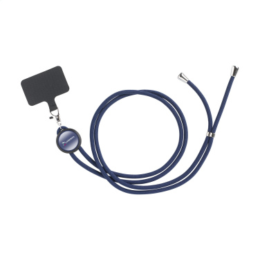Logotrade promotional giveaway picture of: Lace Lanyard GRS RPET 5 mm keycord