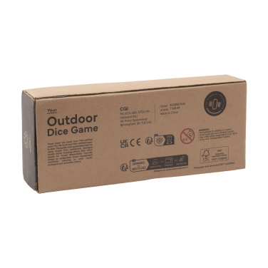 Logo trade business gifts image of: Outdoor Dice Game