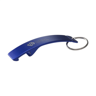 Logotrade corporate gift image of: Alu Opener GRS Recycled keyring
