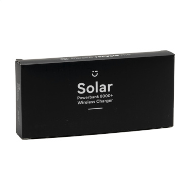 Logotrade corporate gifts photo of: Solar Powerbank 8000+ Wireless Charger