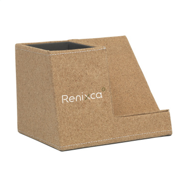 Logo trade promotional product photo of: Ecork Pen Holder Wireless Charger