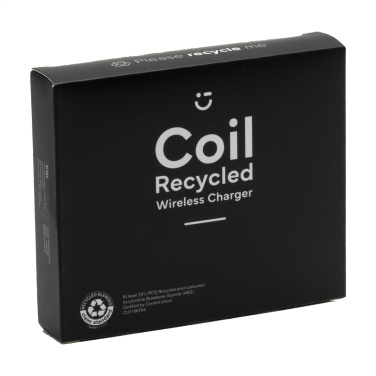 Logotrade promotional gift image of: Coil RCS Recycled Wireless Charger