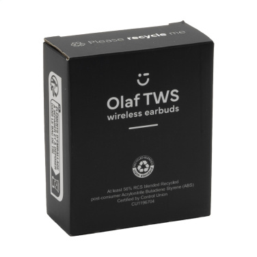 Logo trade promotional giveaways picture of: Olaf RCS TWS Wireless Earbuds