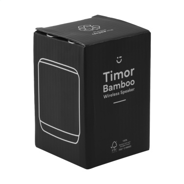 Logo trade advertising products picture of: Timor Bamboo Wireless Speaker