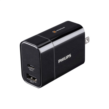 Logotrade promotional product picture of: Philips Travel Charger