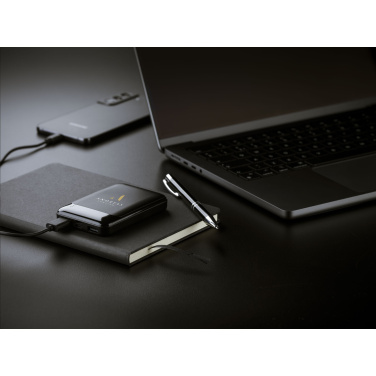 Logo trade promotional gift photo of: Compact 5000 RCS Recycled ABS Powerbank