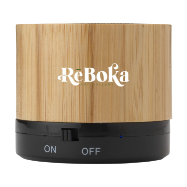 Logo trade corporate gift photo of: Bambox Bamboo Speaker