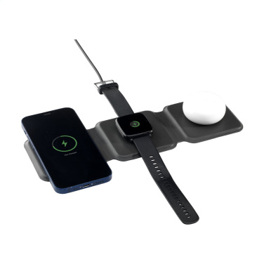 Logo trade promotional items image of: TriCharge RCS  Recycled PU Wireless Charger