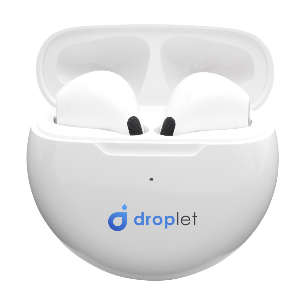 Logo trade advertising products picture of: Calypso RCS Recycled Wireless Earbuds