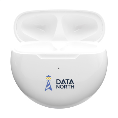 Logo trade business gifts image of: Calypso RCS Recycled Wireless Earbuds