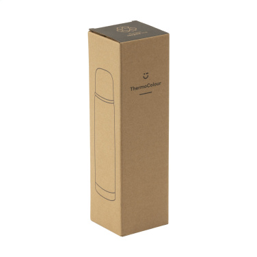 Logo trade promotional gifts picture of: ThermoColour 500 ml thermo bottle