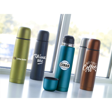 Logo trade promotional item photo of: Frosted Bottle 500 ml thermo bottle