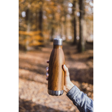 Logotrade promotional gift picture of: Topflask Wood 500 ml drinking bottle