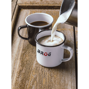 Logo trade promotional items picture of: Retro Enamel Mug 350 ml