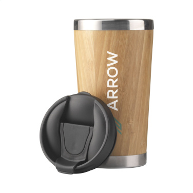 Logotrade promotional products photo of: Tokyo 450 ml bamboo thermo cup