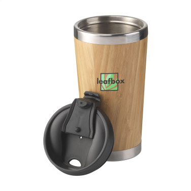 Logotrade promotional products photo of: Tokyo 450 ml bamboo thermo cup