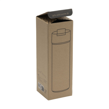 Logo trade business gift photo of: Sakura 360 ml bamboo thermo bottle/thermo cup