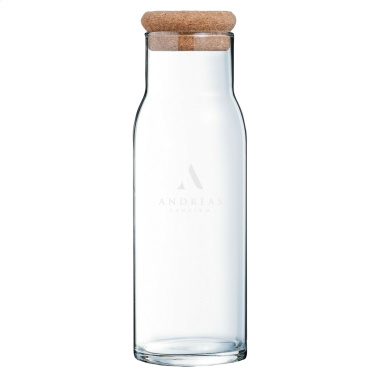 Logo trade promotional merchandise image of: Algarve Carafe 1 L with a cork cap