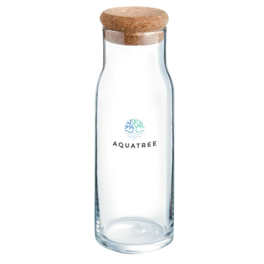 Logo trade promotional merchandise image of: Algarve Carafe 1 L with a cork cap