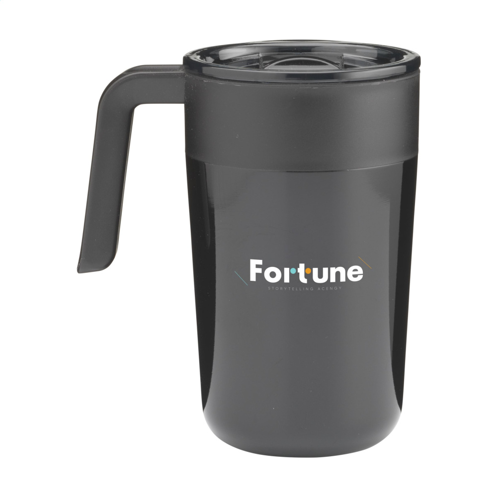 Logotrade promotional merchandise picture of: Fika RCS Recycled Steel Cup 400 ml thermo cup
