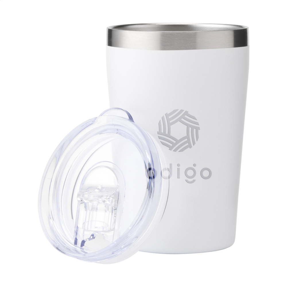 Logo trade corporate gifts image of: Re-Steel RCS Recycled Coffee Mug 380 ml thermo cup