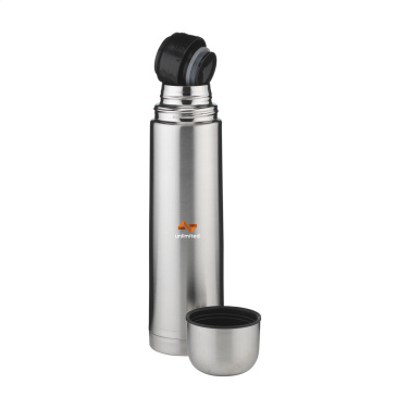 Logotrade corporate gift image of: Thermotop Maxi RCS Recycled Steel 1,000 ml thermobottle