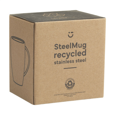 Logo trade promotional products image of: SteelMug RCS Recycled Steel 220 ml