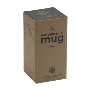 Logo trade promotional merchandise photo of: Graphic Mini Mug RCS Recycled Steel 250 ml thermo cup