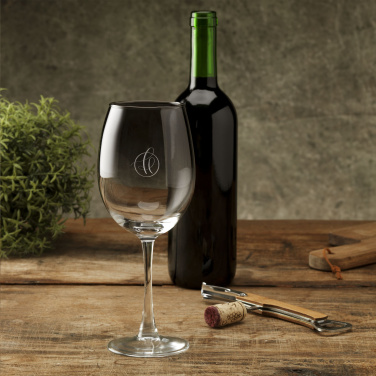 Logo trade advertising products picture of: Smokey Wine Glass 465 ml