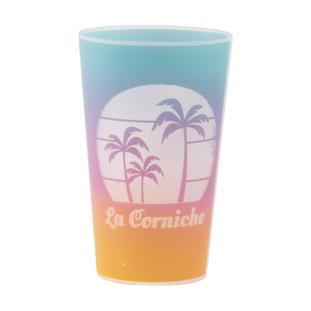 Logo trade promotional gift photo of: Evento Reusable Cup 330 ml