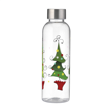 Logotrade promotional gift picture of: Senga GRS RPET Bottle 500 ml X-Mas