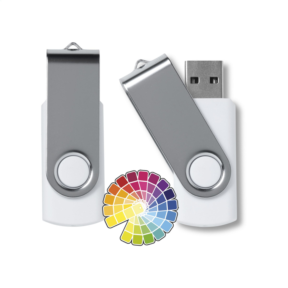 Logotrade corporate gift picture of: USB Twist 64 GB