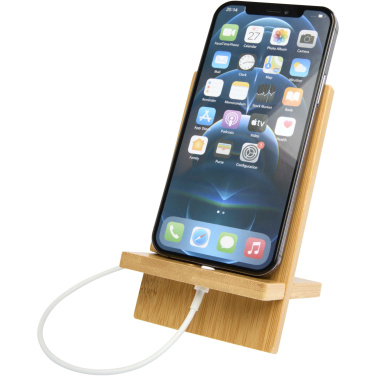 Logotrade promotional item picture of: Ceibo detachable bamboo phone stand