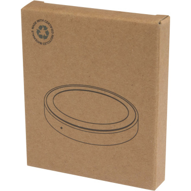 Logotrade corporate gift picture of: Freal 15W recycled plastic wireless charging pad
